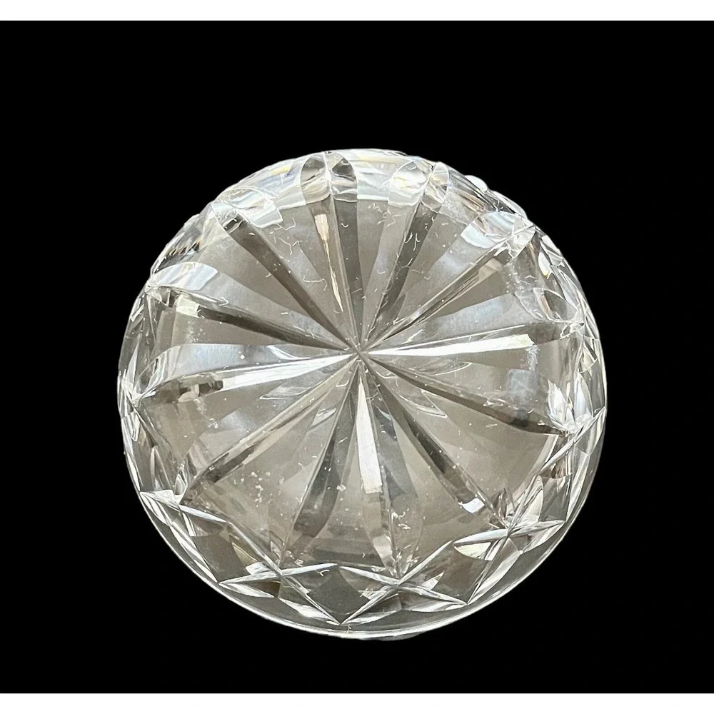 Vintage Waterford Kerry Cut Lead Crystal 3.5" Ashtray / Trinket Dish Signed - Picture 5 of 6